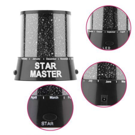 LED Starry Night Sky Projector Lamp Star light Random Color