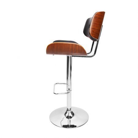 Artiss Bar Stools Gas Lift Leather Black