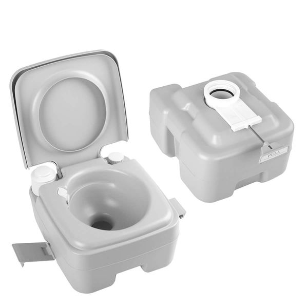 Weisshorn 20L Portable Camping Toilet Outdoor Flush Potty Boating