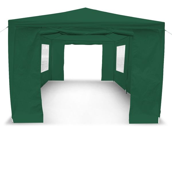 3x6m Green Walled Waterproof Outdoor Gazebo