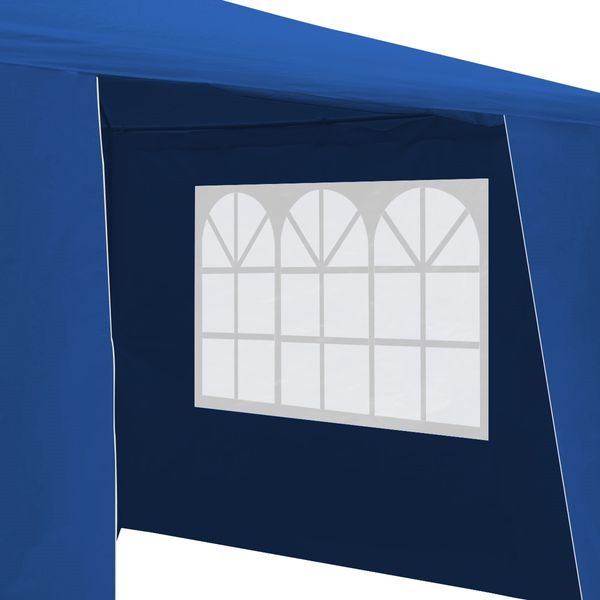 3x3m Blue Walled Waterproof Outdoor Gazebo