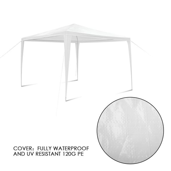 3x3m White Waterproof Outdoor Garden Gazebo