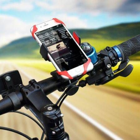 Bike Handlebars Mount Universal 360 Rotation Bicycle Motorcycle Handlebars Holder For Phones GPS