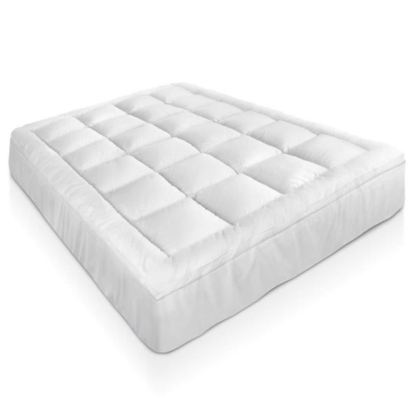 Giselle Bedding Mattress Topper Pillowtop Bamboo Double