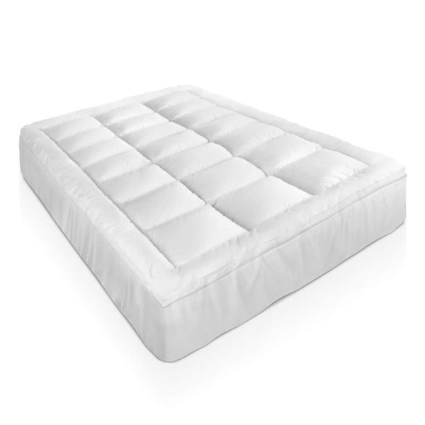 Giselle Bedding Mattress Topper Pillowtop Bamboo King Single