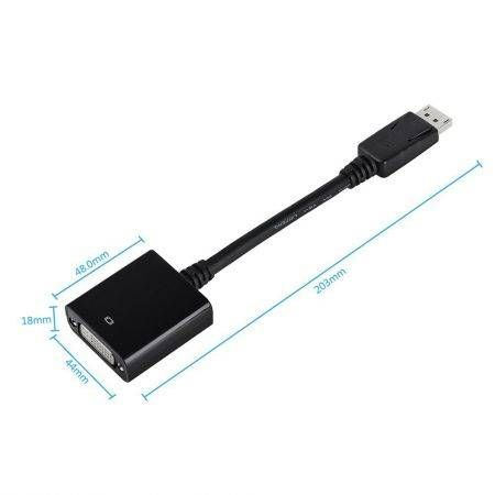 DP Display Port DisplayPort Male To DVI Female 24 5 Pin Converter Adapter Cable