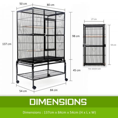 Bird Cage Parrot Aviary MELODY 137cm