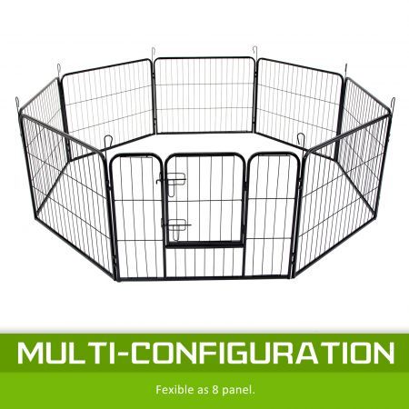 Pet Playpen Heavy Duty Foldable Dog Cage 8 Panel 31 inches