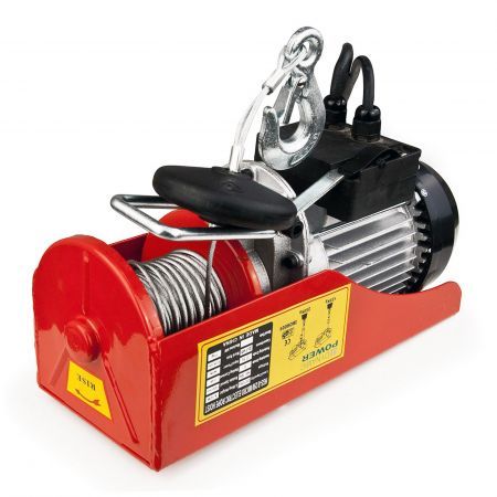 125 /250 Kg 240V 18m Rope Electric Winch Hoist