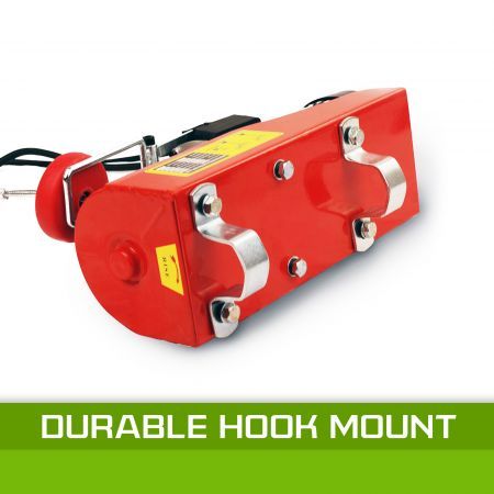 125 /250 Kg 240V 18m Rope Electric Winch Hoist