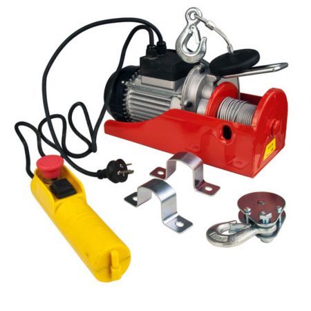 125 /250 Kg 240V 18m Rope Electric Winch Hoist