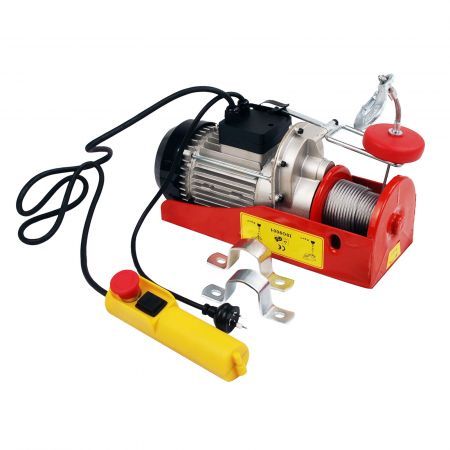 250 / 500 Kg 240V 18m Rope Electric Winch Hoist