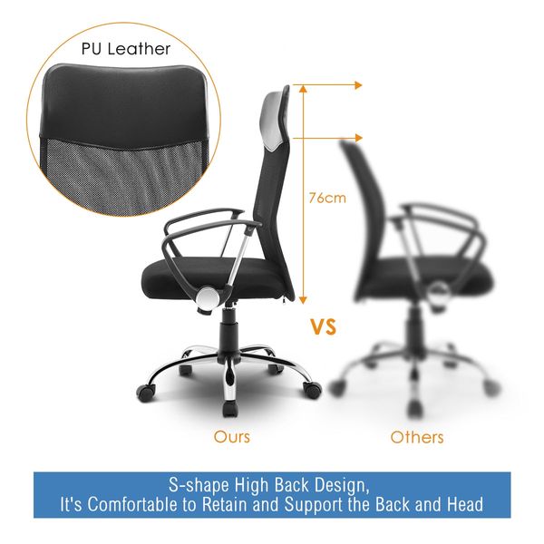 New Executive Mesh Office Chair High Back Computer Work Chair