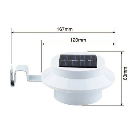 LUD Generic LED Solar powered Energy Saving Outdoor All-Weather Light