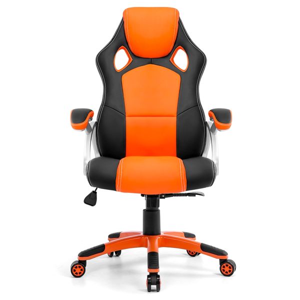 Racing Office Computer Home Gaming Chair-Orange/Black