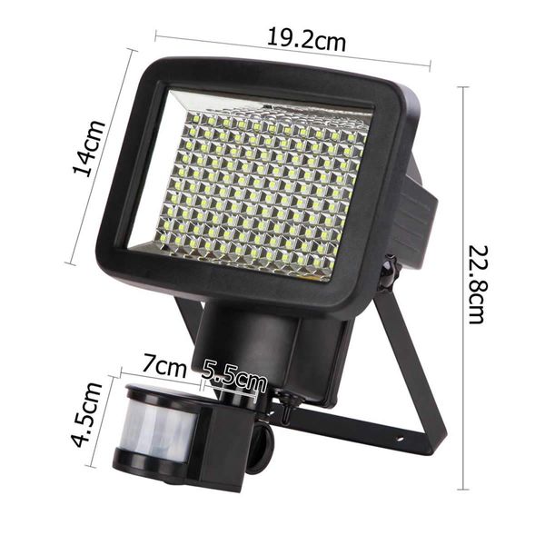 120 LED Solar Sensor Outdoor Light