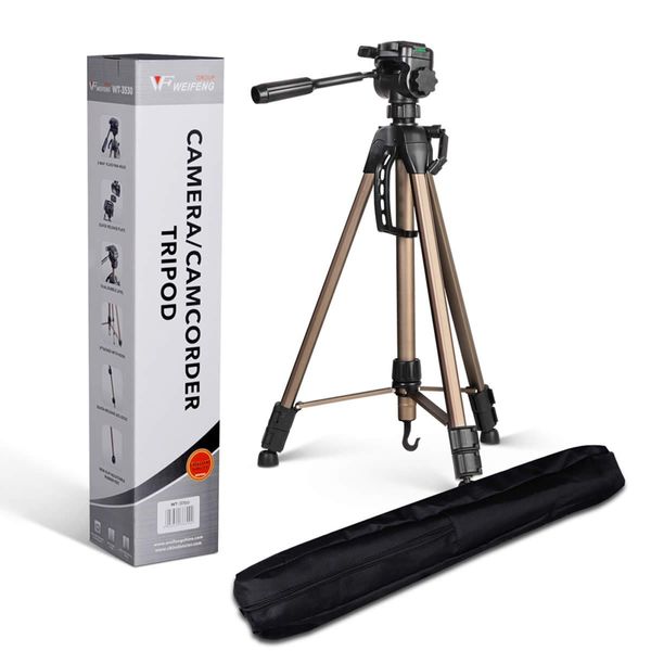 Weifeng Professional Camera Tripod Monopod Stand DSLR Pan Head Mount Flexible