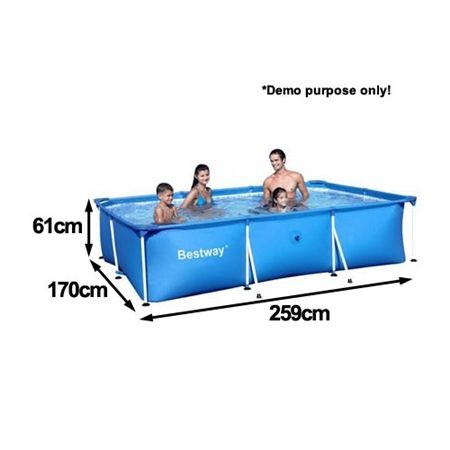 BESTWAY Deluxe Splash Frame Large Outdoor Pool 