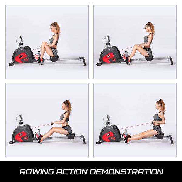 Genki Magnetic Exercise Rowing Machine