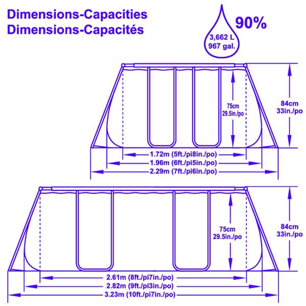 Bestway Steel Pro Frame Above Ground Swimming Pool