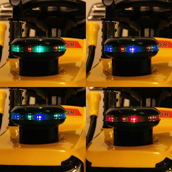 Rigo Kids Electric Ride On Car Bulldozer Digger Loader Remote 6V Yellow