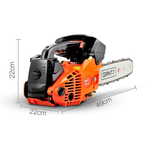 Giantz 25CC Commercial Petrol Chainsaw - Red & Black