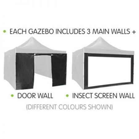 Wallaroo 3x3 Marquee - Pop Up Gazebo - Blue