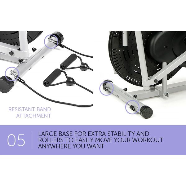 Powertrain 2-in-1 Elliptical Cross Trainer and Exercise Bike