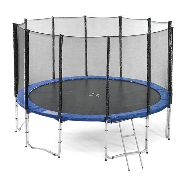 Powertrain Blizzard 8ft Trampoline with Net - Blue