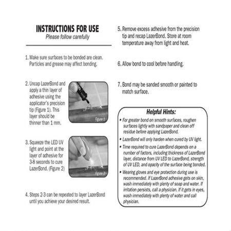 Quick  Fix- Repair Tool Liquid Plastic Weld with UV Light