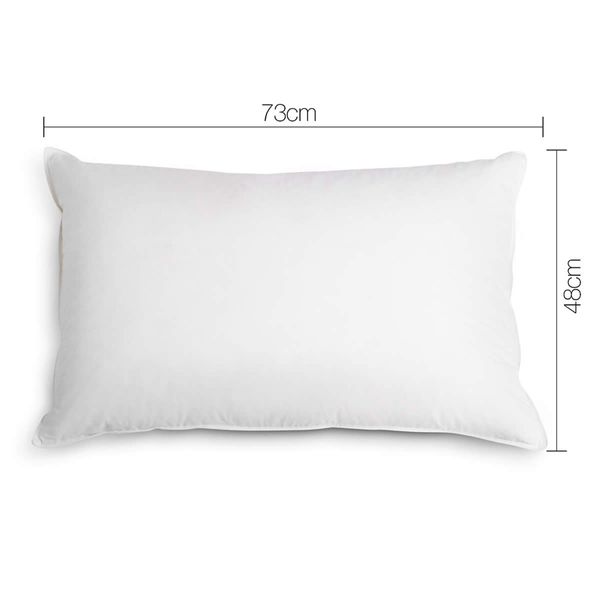 Giselle Bedding 4 Pack Bed Pillow Family Hotel 48X73CM