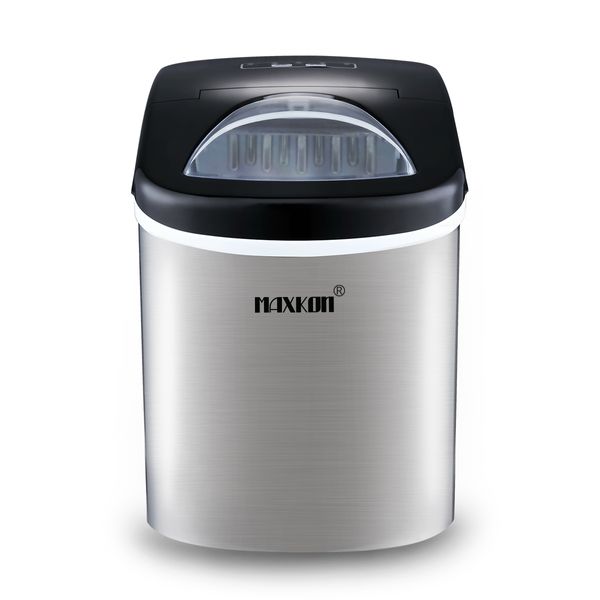 2.4L Portable Ice Maker with LED Control Panel