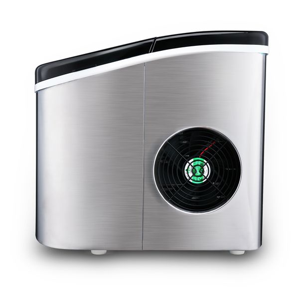 2.4L Portable Ice Maker with LED Control Panel