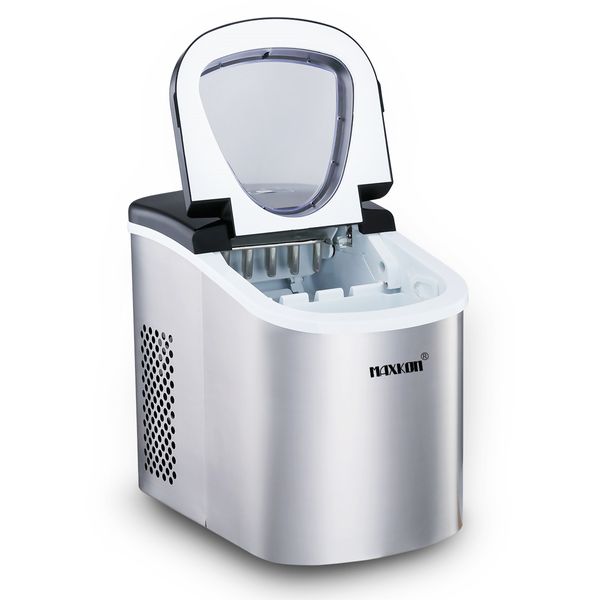 2.4L Portable Ice Maker with LED Control Panel