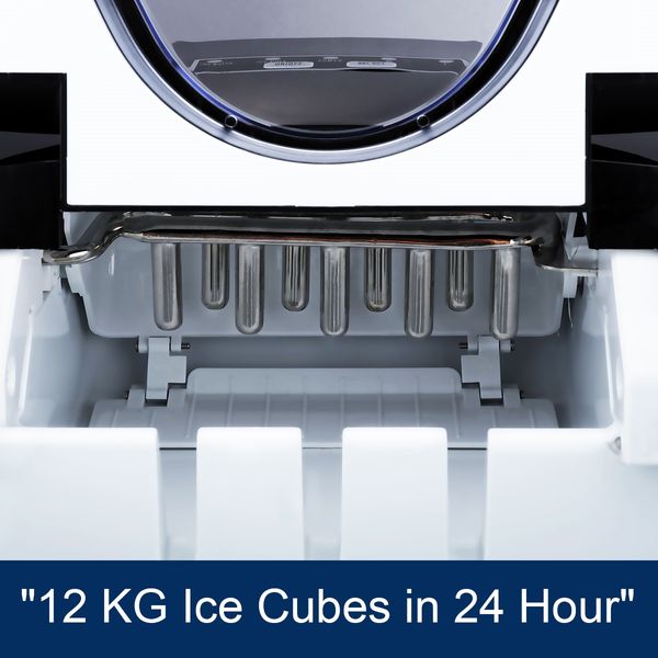 2.4L Portable Ice Maker Easy Sizes S/L with LED Display 