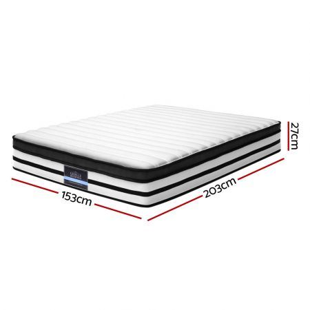 Giselle Bedding 27cm Mattress Euro Top Queen