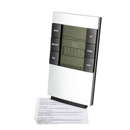 LCD digital hygrometer weather alarm clock