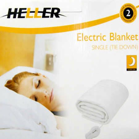 Heller Single Size Tie Down Electric Blanket
