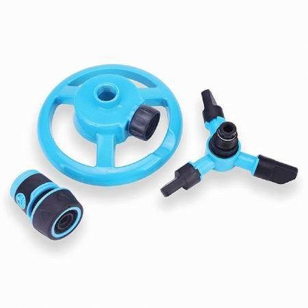 LUD 360-Degree Autorotation Circular Sprinkler Garden Lawn Irrigation Tool