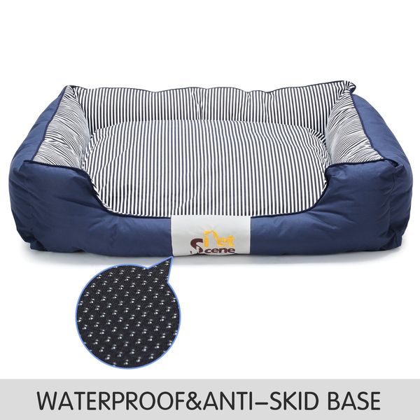 Soft Washable Pet Bed Mattress with Blanket & Dog Bone-XXLarge 