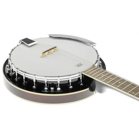 6 String Resonator Banjo - Brown