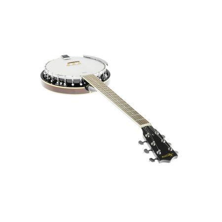 6 String Resonator Banjo - Brown