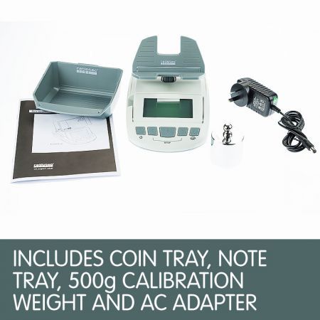 Digital Electronic Money Note and Coin Counter Scale