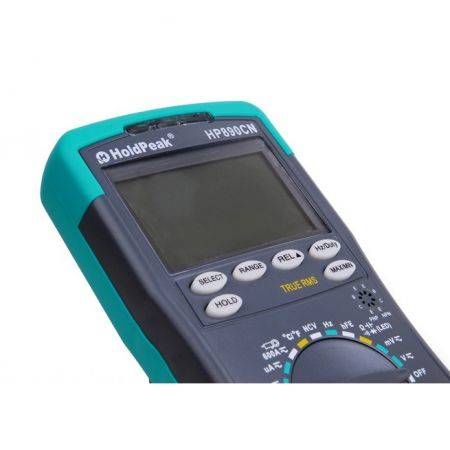 Lcd Digital Multimeter DC AC Voltage Current Temperature Meaurement Auto Range