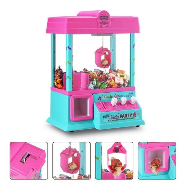 Toy Claw Machine Candy Catch Grabber Game with Lights & Music 24 Coins