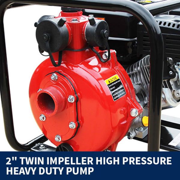 Heavy Duty Fire Fighting Water Pump 8HP USA Design, 230cc with 3 Outlets