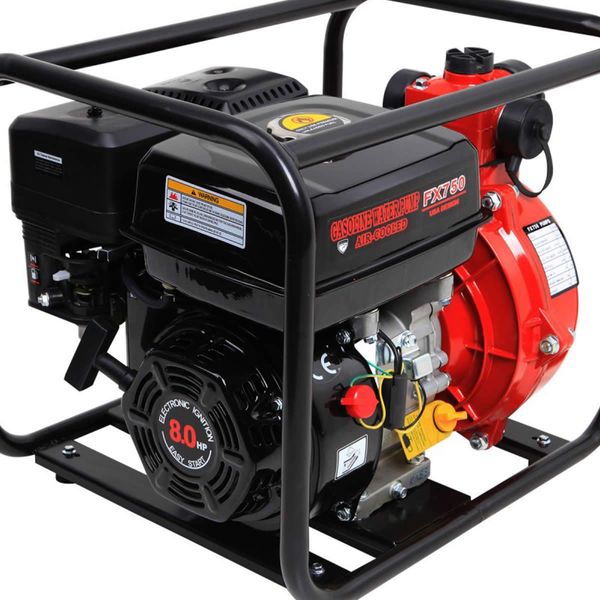 Heavy Duty Fire Fighting Water Pump 8HP USA Design, 230cc with 3 Outlets