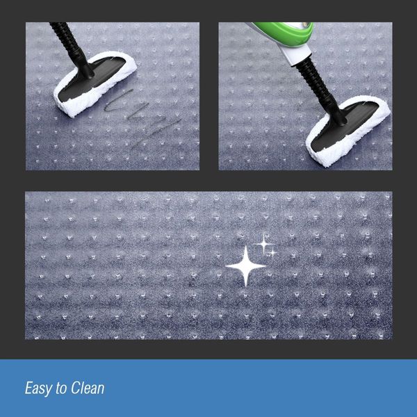 2X Carpet Floor PVC Protector Plastic Chair Mat-120cm x 90cm