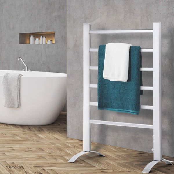 6 Rung Electric Heated Towel Rail