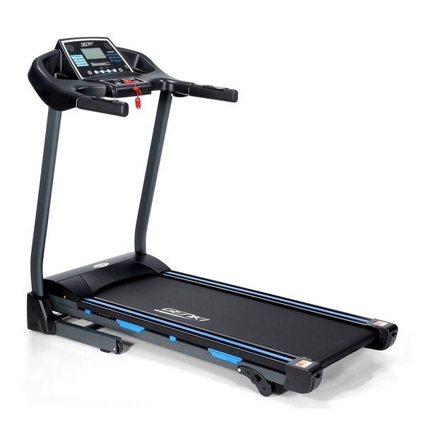 Genki 2HP Treadmill Gym Equipment with 8 Points Silica Gel Suspension